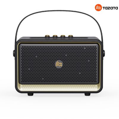 TAZATA HARMONY III schwarzer Bluetooth-Lautsprecher mit Gitarrenanschluss